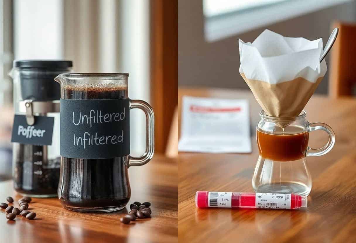 coffee and cholesterol — filtered vs unfiltered brewing impact on LDL