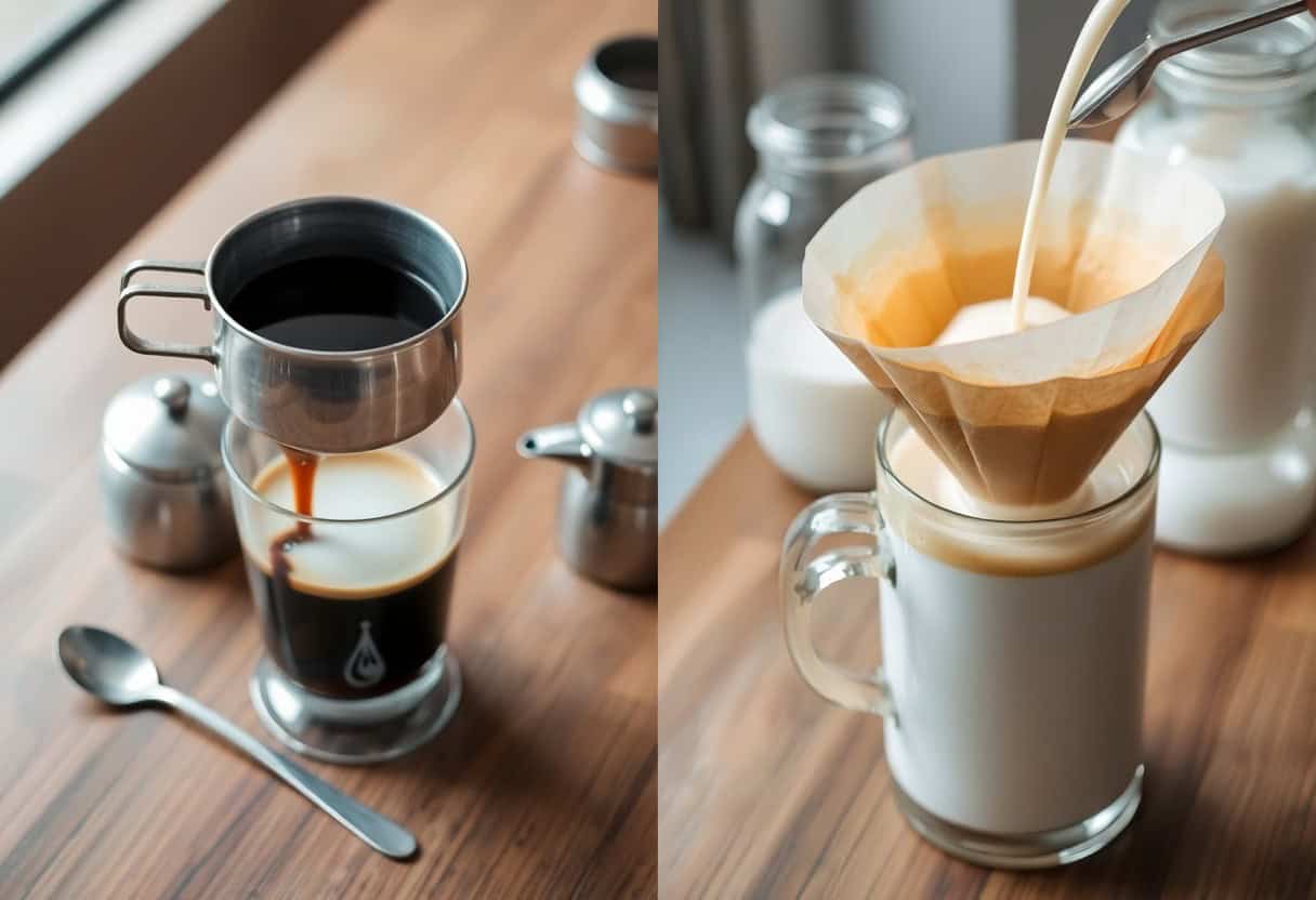 Vietnamese coffee — coffee preparation photo