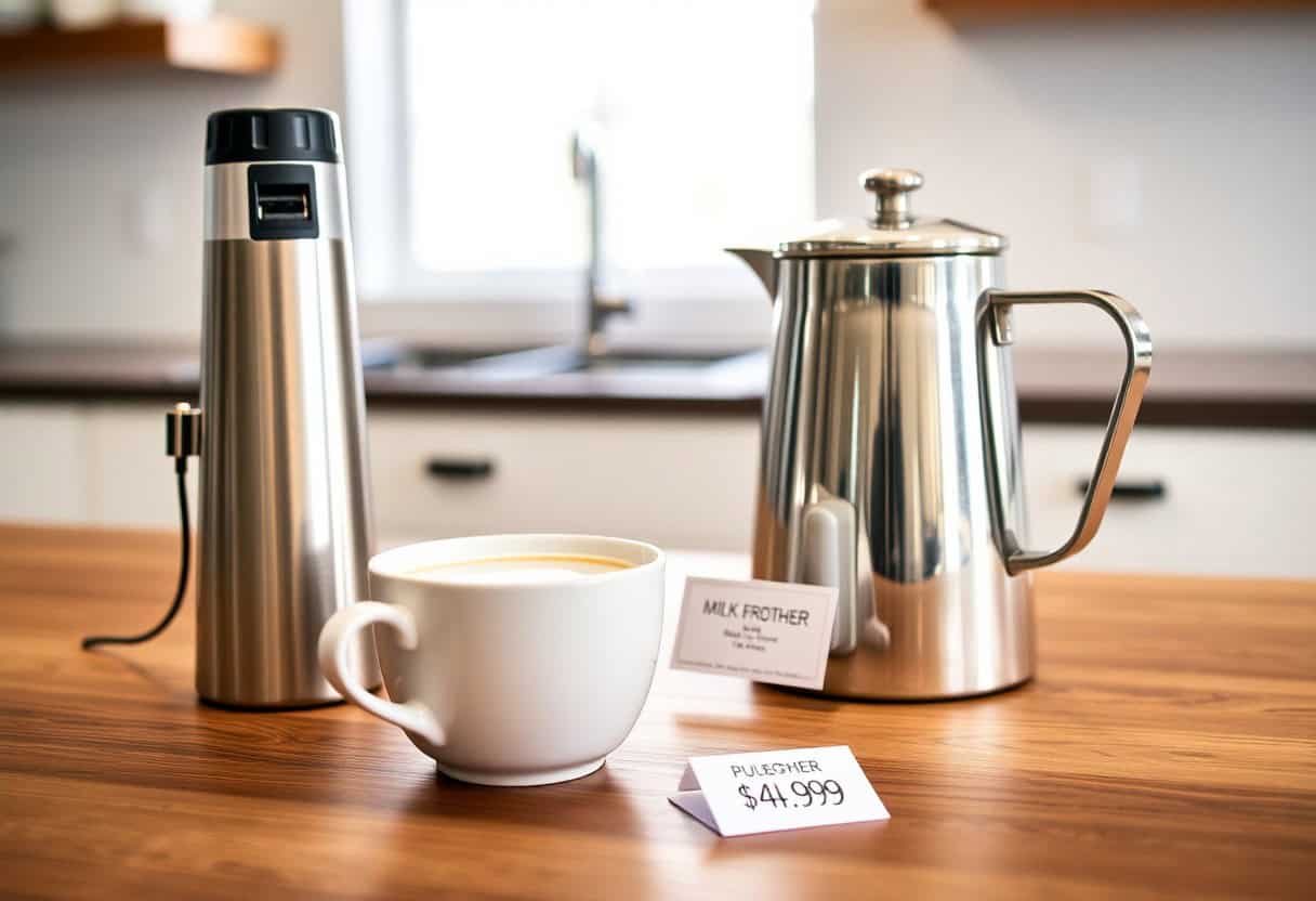 Best milk frother under $50 — electric and manual models tested for foam