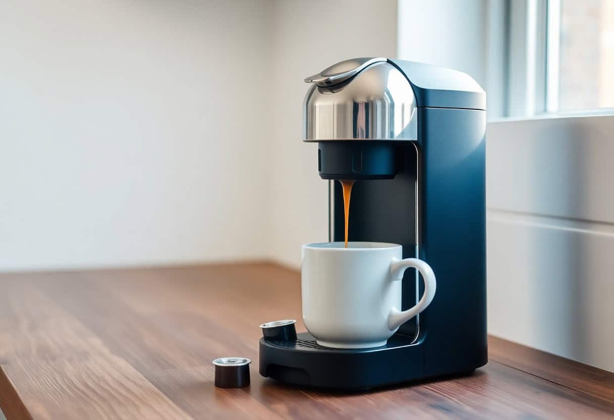 Single Serve Coffee Maker — compact single cup brewer