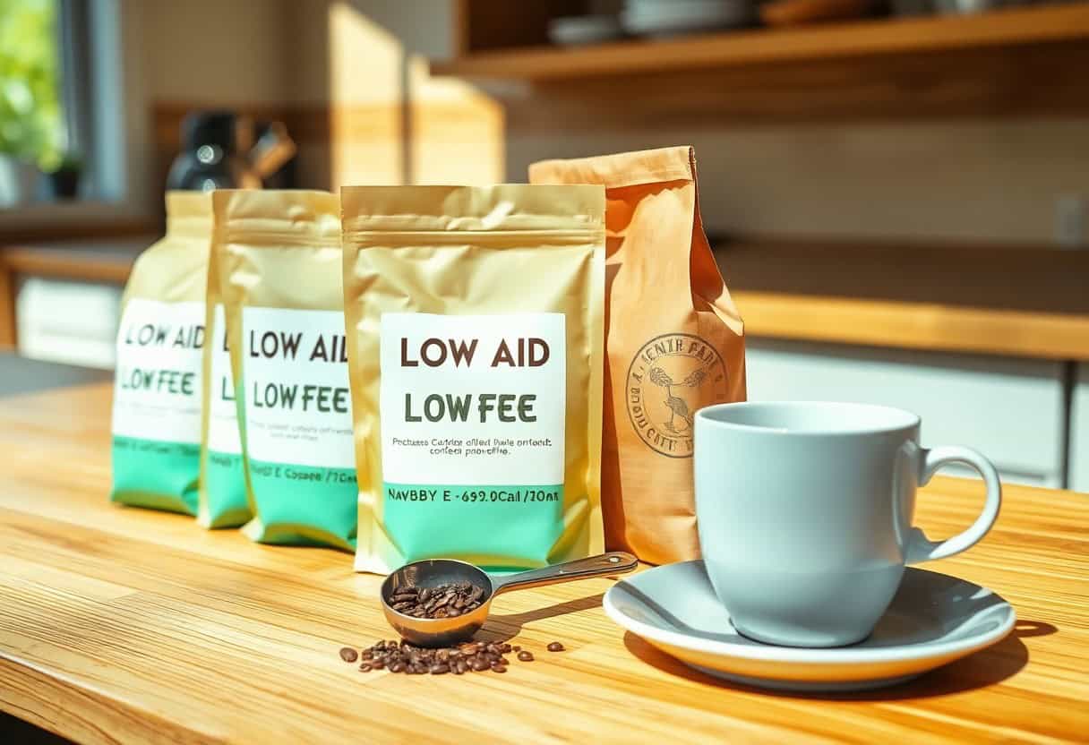 Low-Acid Coffee — low-acid coffee beans for sensitive stomachs